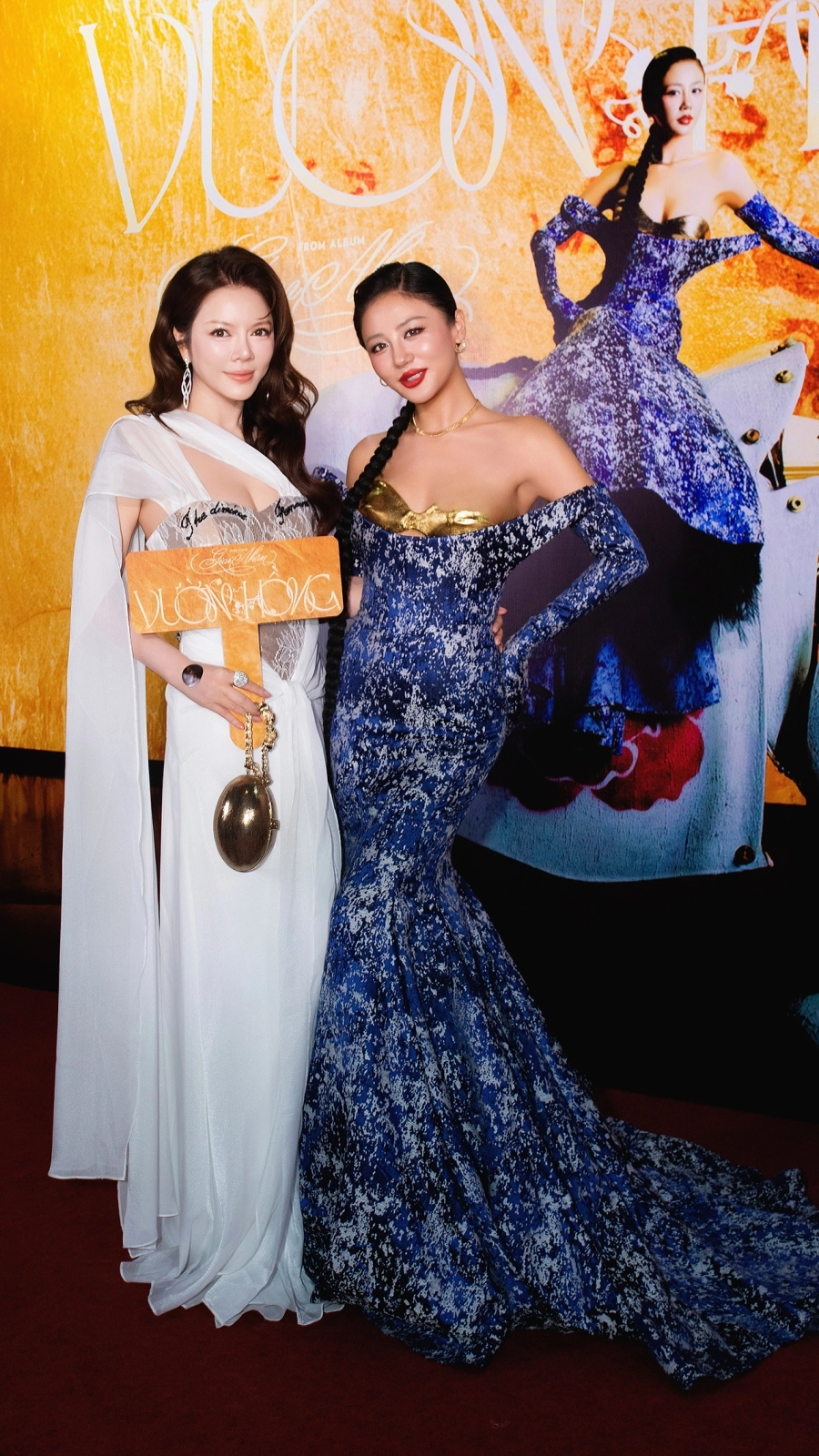 Lý Nhã Kỳ chiếm spotlight tại sự kiện của ra mắt singlge và music video 'Vườn Hồng' của Văn Mai Hương