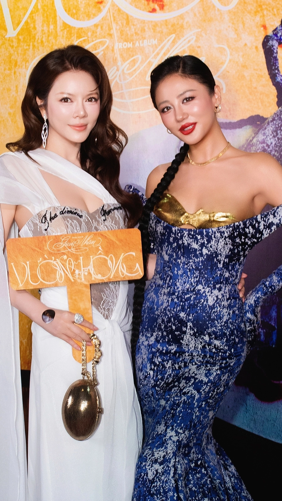 Lý Nhã Kỳ chiếm spotlight tại sự kiện của ra mắt singlge và music video 'Vườn Hồng' của Văn Mai Hương