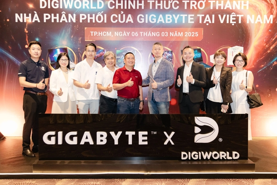 DIGIWORLD trở thành nhà phân phối của GIGABYTE tại Việt 