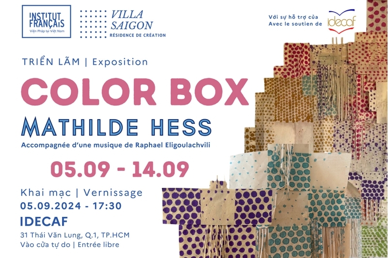 Triển lãm Color Box của nghệ sĩ Mathilde Hess sẽ diễn ra tại Tp.HCM