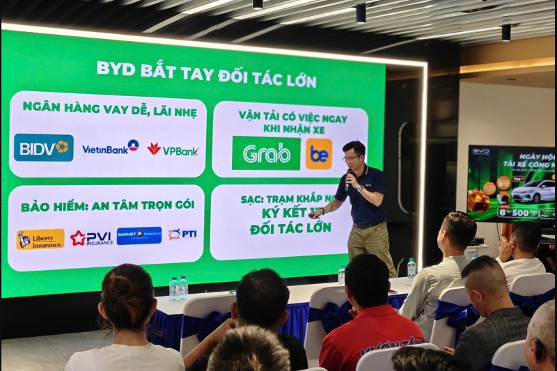 BYD Việt Nam khởi động 'Ngày hội tài xế công nghệ' trên toàn 