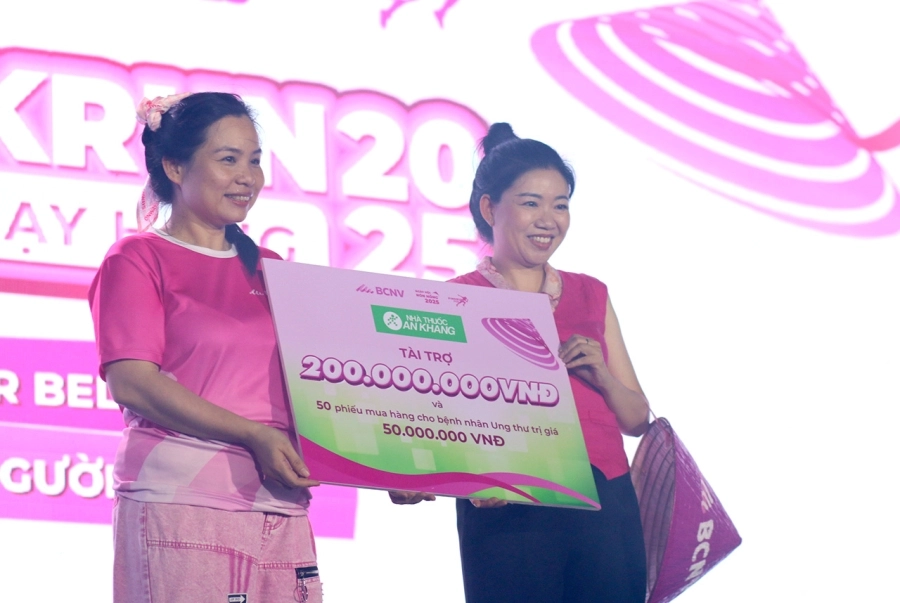 Giải Chạy Hồng 2025: Chung nhịp chạy, nối dài nghị lực sống