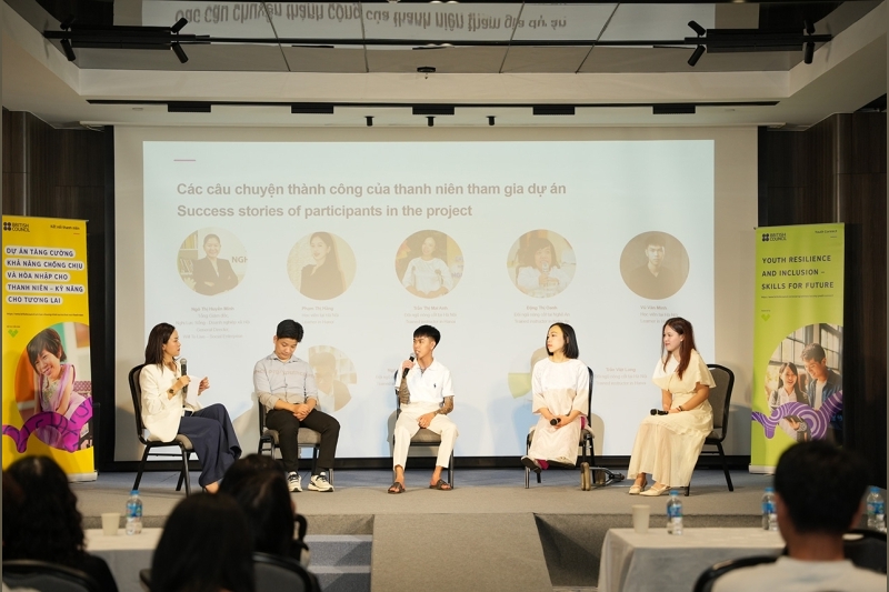 Lễ tổng kết dự án Tăng cường khả năng chống chịu và hòa nhập cho thanh niên