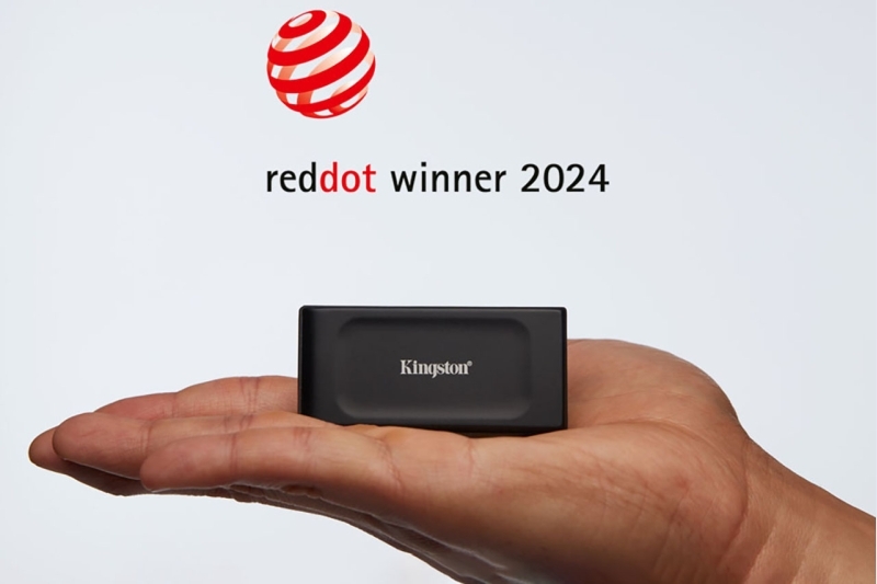 Ổ SSD di động Kingston XS1000 giành giải thưởng Red Dot Award 2024