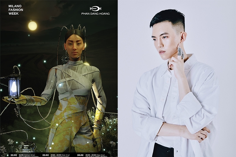 NTK Phan Đăng Hoàng giới thiệu bst 'Mirage' tại Milan Fashion Week Thu Đông 2023