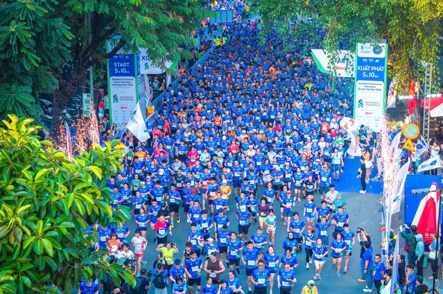 Giải chạy Standard Chartered Marathon Di sản Hà Nội mùa 2 chính thức khởi tranh