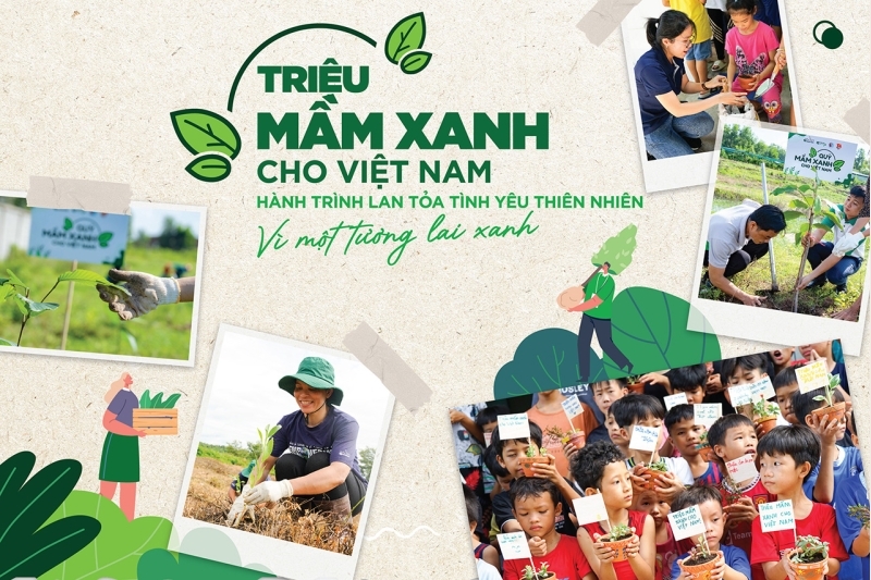 Triệu Mầm Xanh Cho Việt Nam: hành động vì một tương lai xanh