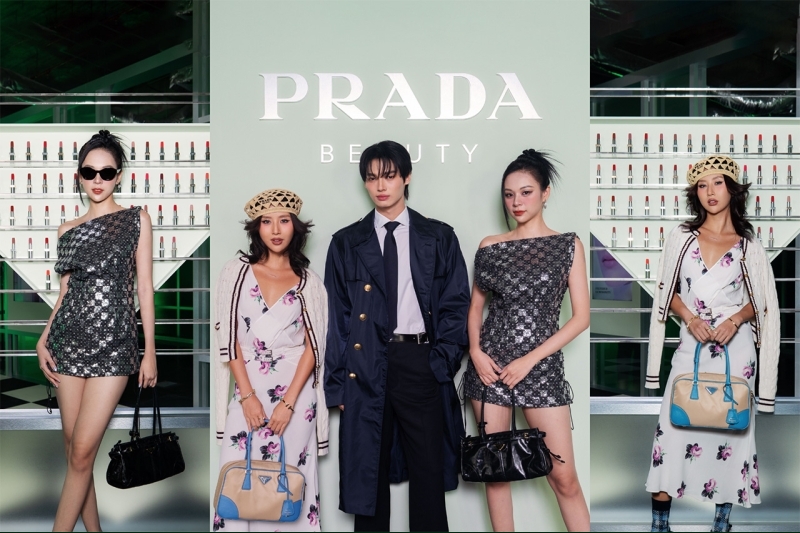 Quỳnh Anh Shyn và Phí Phương Anh dự sự kiện của Prada Beauty