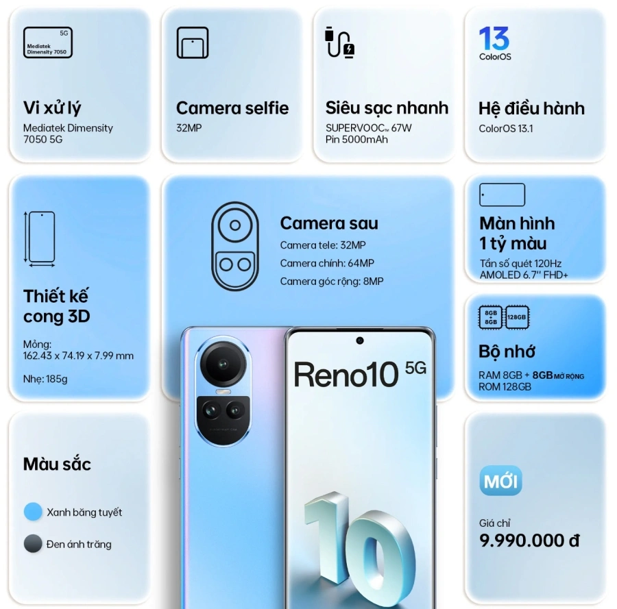 Thế hệ thứ 10 của dòng smartphone 'Chuyên gia chân dung' OPPO Reno chính thức ra mắt