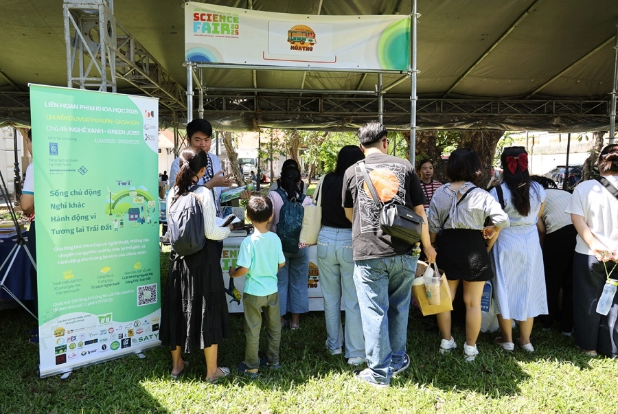 Trải nghiệm nhiều hoạt động khoa học thú vị tại Science Fair 2025