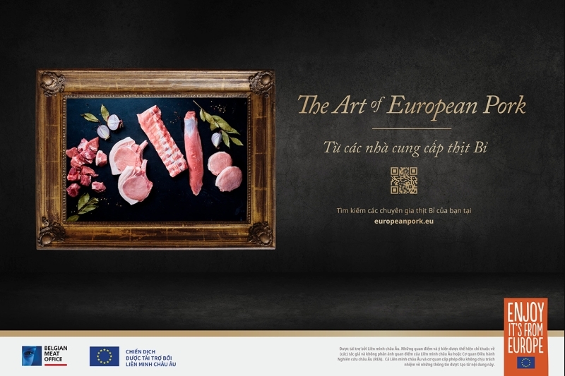 Bỉ tiếp tục chiến dịch quảng bá 'The Art of European Pork' tại Việt Nam