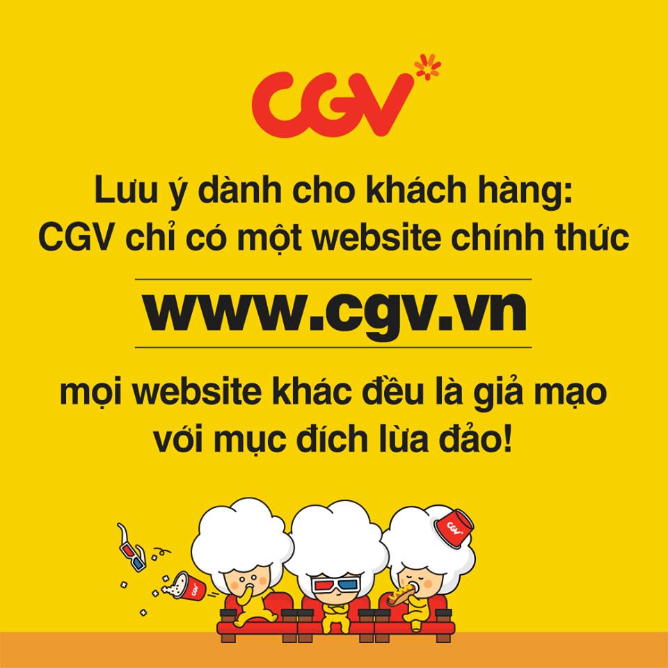 Xuất hiện website và fanpage giả mạo CGV gây nhầm lẫn cho người tiêu dùng