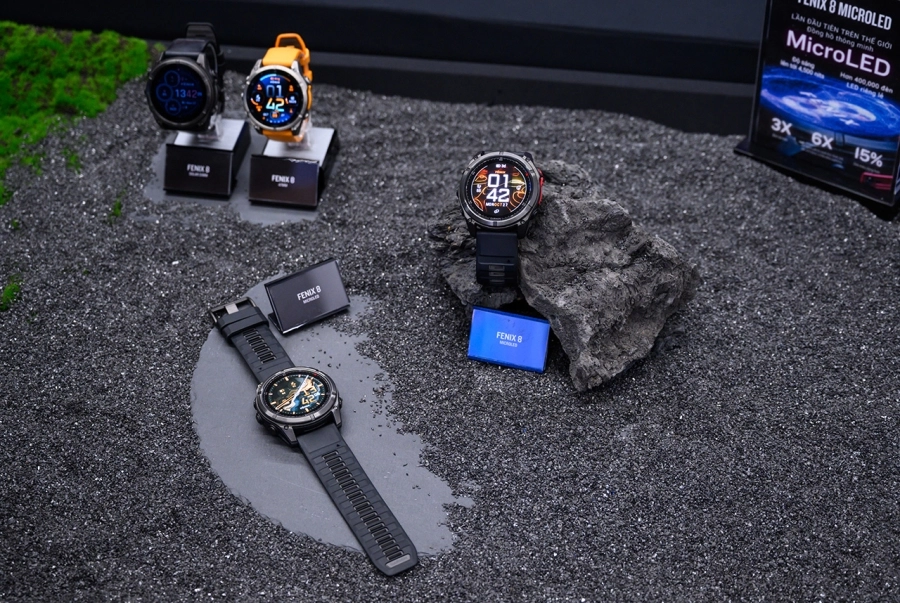 fēnix 8 MicroLED: Chuẩn mực hiển thị mới trên đồng hồ thể thao thông minh