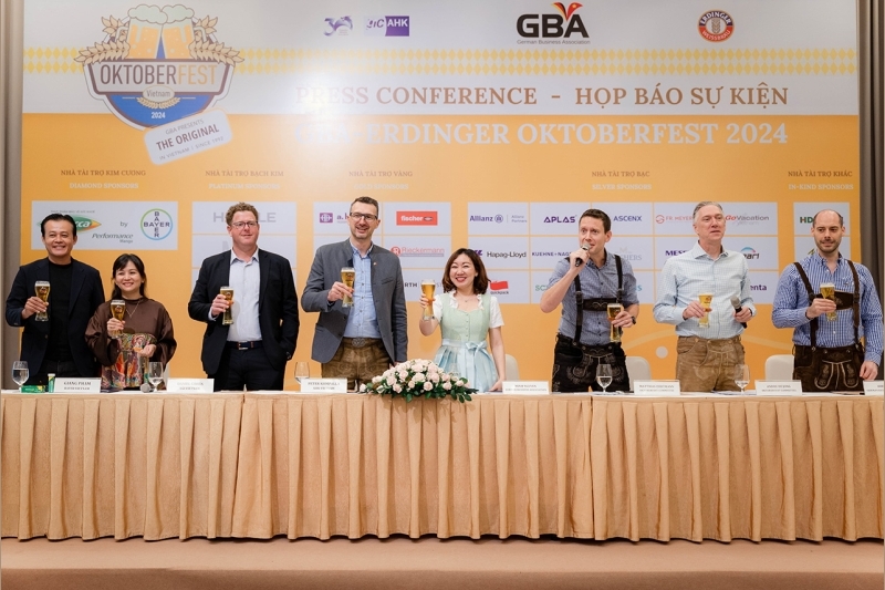 Lễ hội bia Đức lớn nhất Đông Nam Á GBA Oktoberfest 2024 sẽ diễn ra ở Hà Nội, Đà Nẵng và Tp.HCM