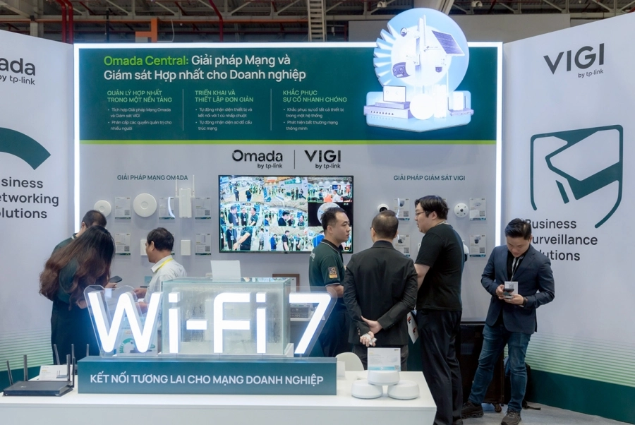 TP-Link giới thiệu giải pháp mạng và giám sát hợp nhất Omada Central và hệ sinh thái Wi-Fi 7 tại ICTComm 2025