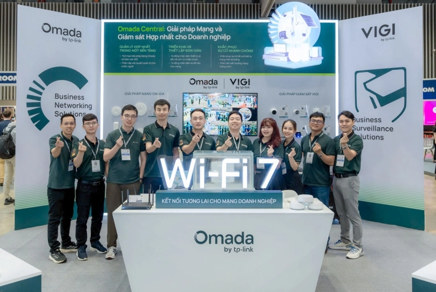 TP-Link giới thiệu giải pháp mạng và giám sát hợp nhất Omada Central và hệ sinh thái Wi-Fi 7 tại ICTComm 2025