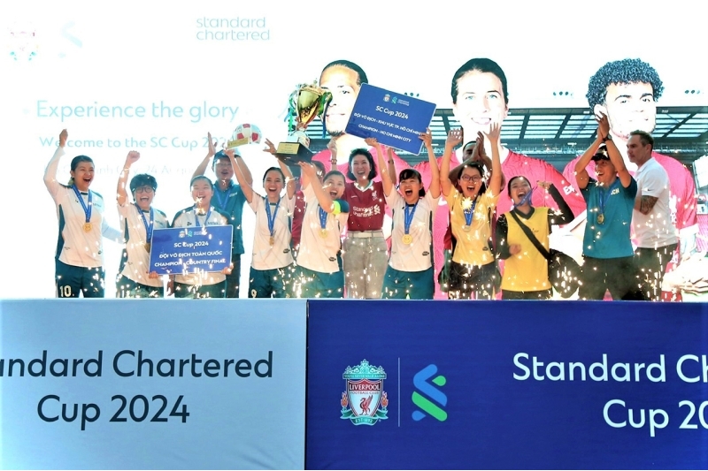 FPT Software và Mitek vô địch giải bóng đá Cúp Standard Chartered 2024