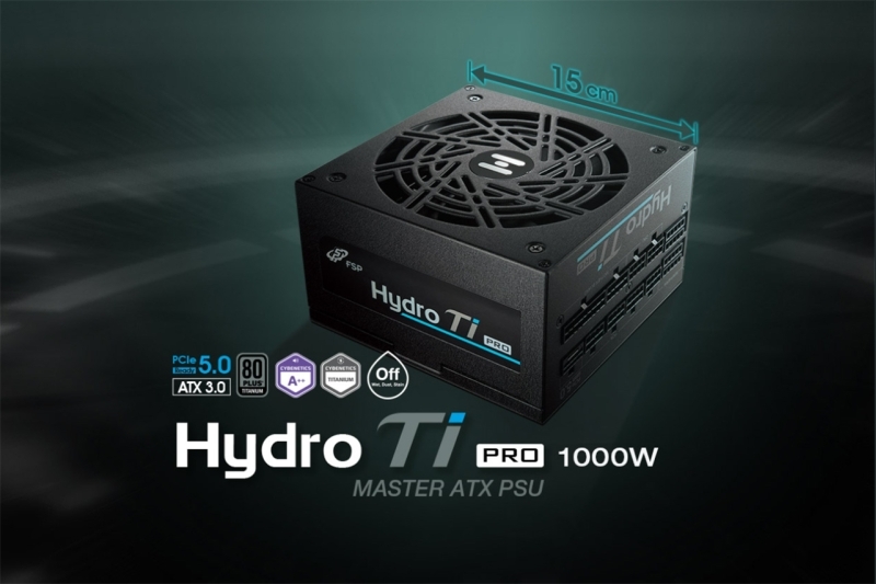 FSP ra mắt loạt bộ nguồn HYDRO Ti PRO  cho PC hiệu suất cao 