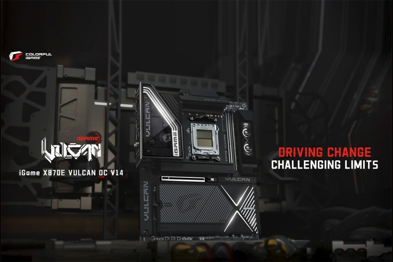 COLORFUL iGame X870E VULCAN OC đậm chất game trình làng
