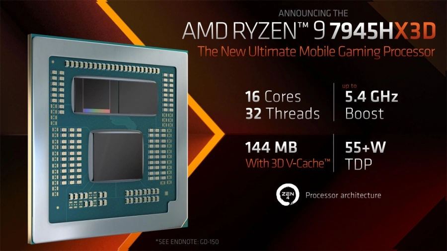 AMD Ryzen 9 7945HX3D chính thức ra mắt: Sơ hữu công nghệ 3D V-Cache, được sử dụng trên laptop gaming ASUS ROG Strix Scar 17