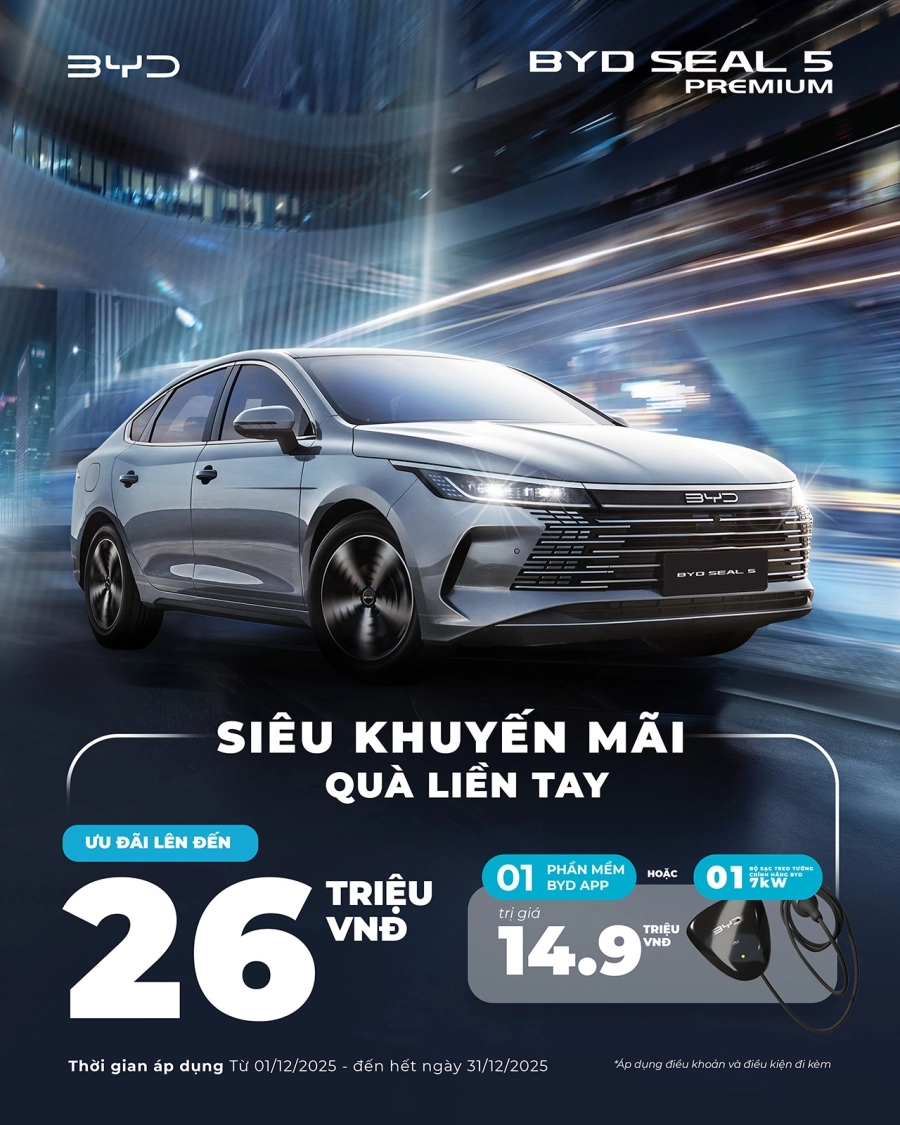 'Rinh xe xịn -  Đón Noel' cùng BYD Việt Nam