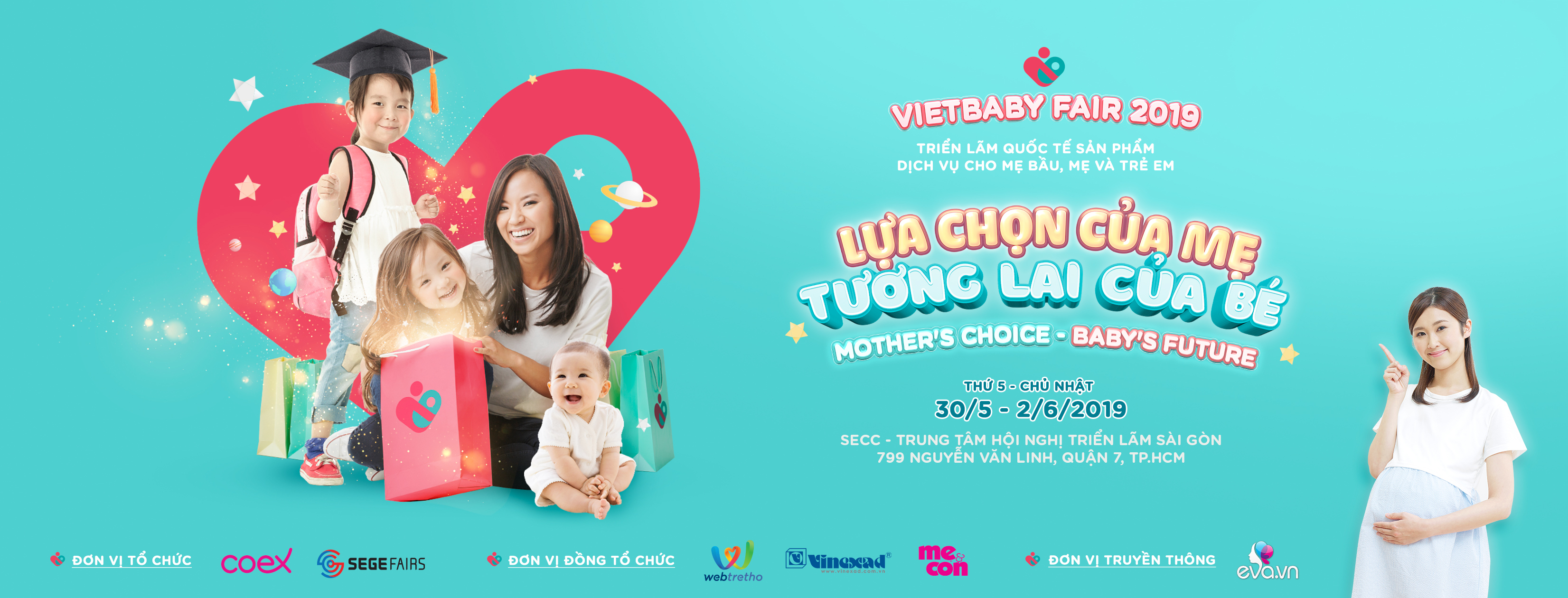 VIETBABY-Triển lãm quốc tế sản phẩm dịch vụ cho mẹ bầu, mẹ và trẻ em 2019