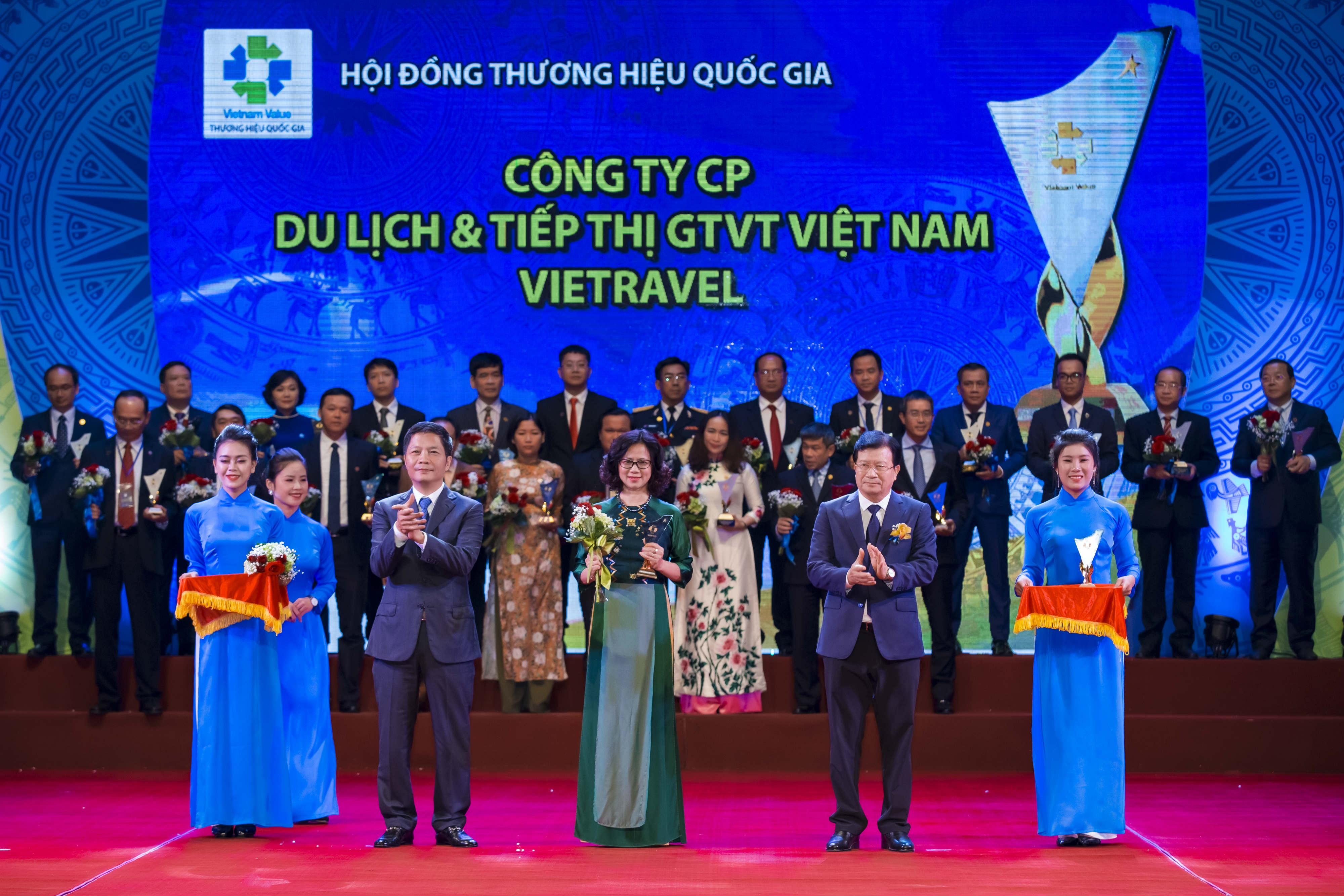 Vietravel vinh dự lần thứ 4 đạt giải “Thương hiệu Quốc gia”