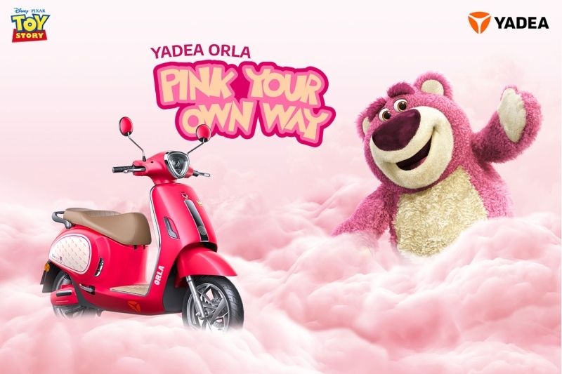 YADEA Orla phiên bản Gấu dâu Disney Lotso ra mắt nhân ngày Phụ nữ Việt Nam 20/10