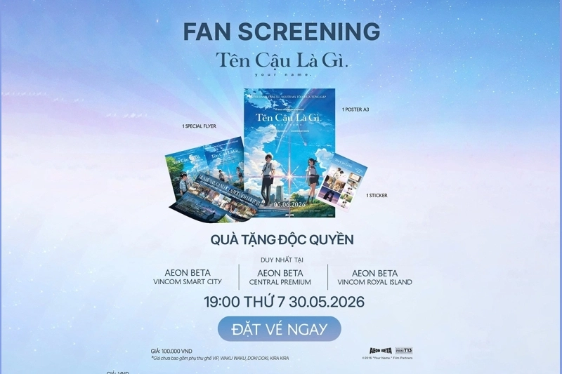 Sự trở lại của huyền thoại anime Your Name (tựa Việt: Tên Cậu Là Gì)
