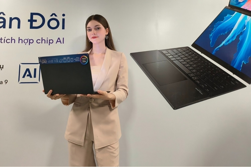 ASUS mang laptop 2 màn hình, trang bị CPU AI Zenbook DUO (UX8406) về Việt Nam, giá bán từ gần 50 triệu đồng